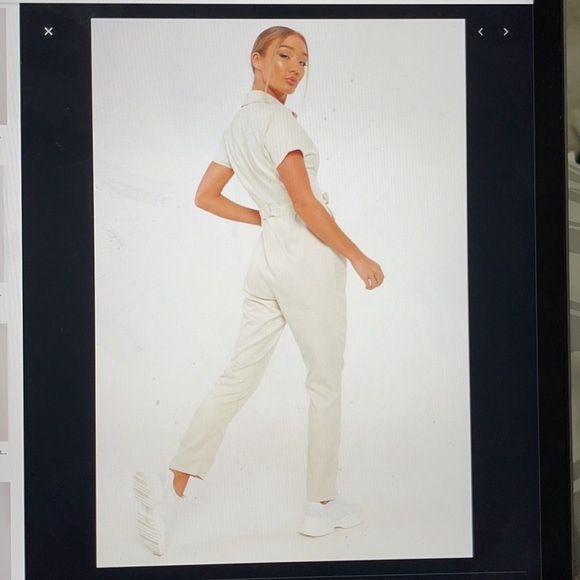 Utility button detail jumpsuit - Picture 6 of 7